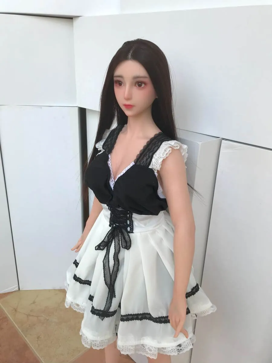 Black&White Casual Dress for Mini Sex Dolls