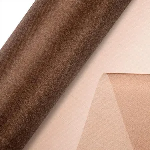 Brown Plain Organza