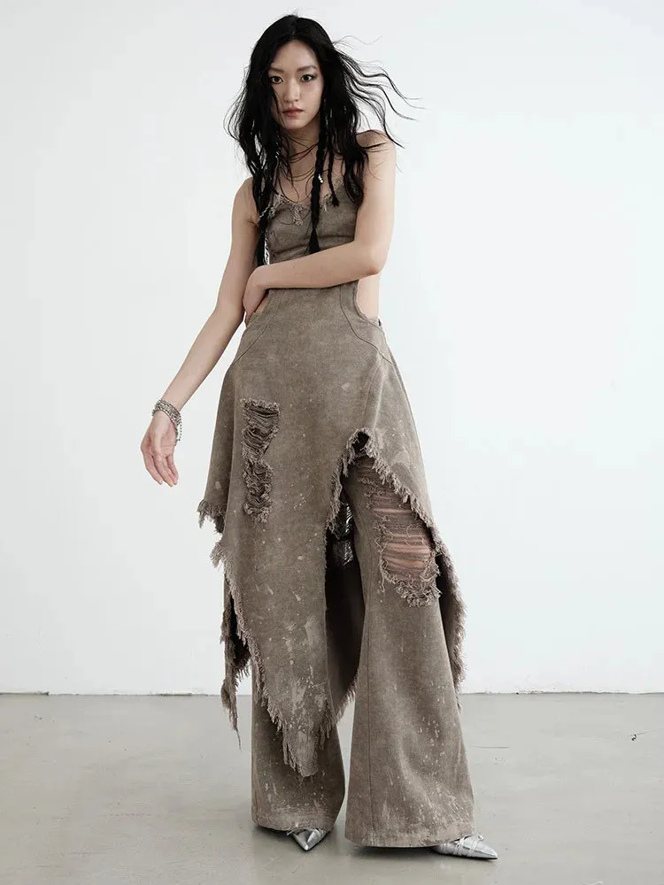 Burry Asymmetrical Dress