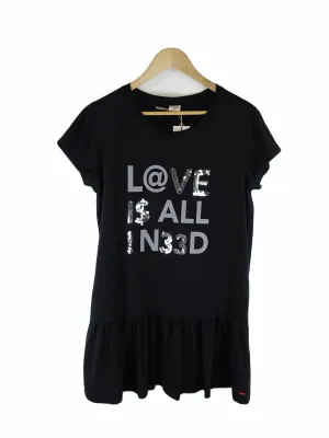 Castro Black T Shirt Dress M