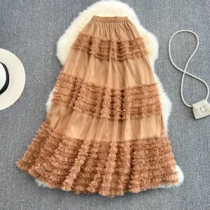 Cute tulle A line skirt    S423