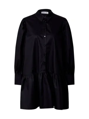 Edited Rylee Shirt Dress, Black