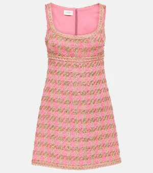 Giambattista Valli tweed mini dress, pink