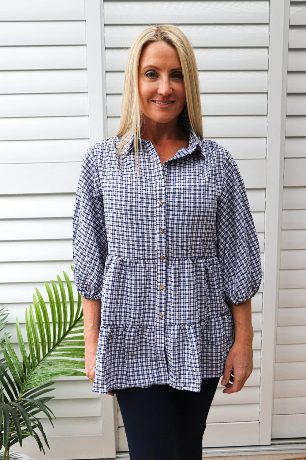 Heartland Shirt in Navy Checks