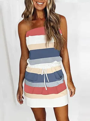 iForgirls Sheath Striped Dress