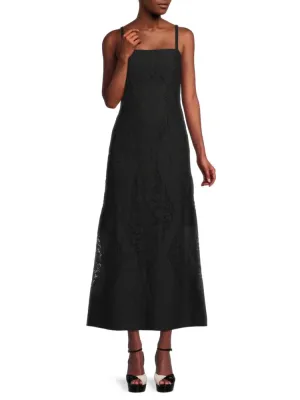 Kobi Halperin A-Line Tracie Maxi Dress, Black