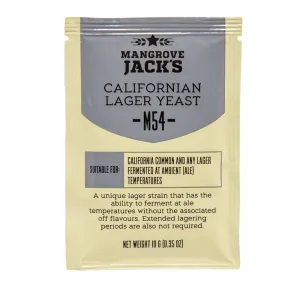 Mangrove Jack's M54 California Lager Dry Yeast 10g