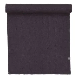 Minija Linen Table Runner [Dark grey]