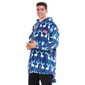 Snuggs Blanket Hoodie Dark blue Christmas