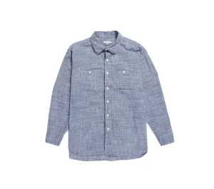 Work Shirt | Navy Cotton Slab